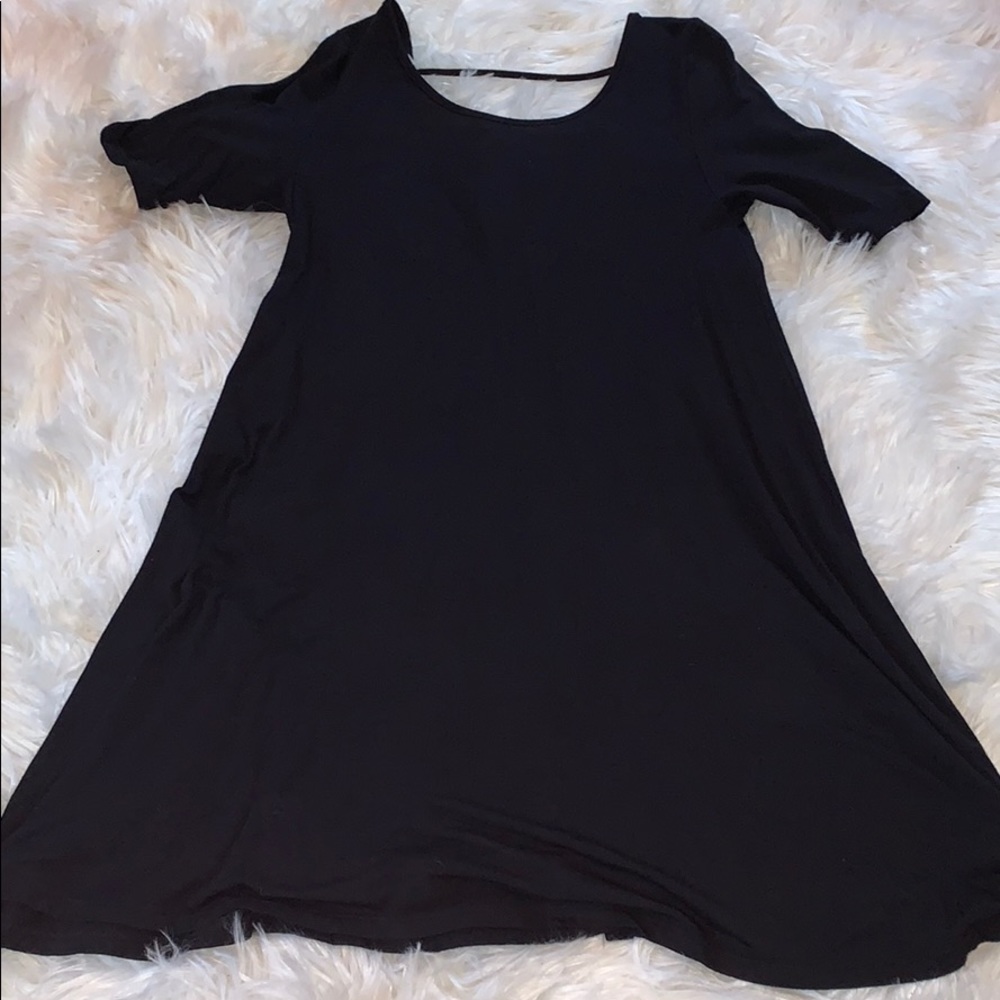 NWOT- Black “Shirt” Dress